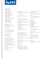 Preview for 3 page of ZyXEL Communications METRO 2000 Datasheet