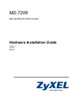 Preview for 1 page of ZyXEL Communications MS-7206 User Manual