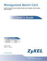 ZyXEL Communications MSC1000G Series User Manual preview