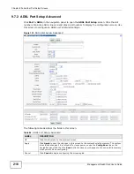 Preview for 216 page of ZyXEL Communications MSC1000G Series User Manual