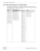 Preview for 234 page of ZyXEL Communications MSC1000G Series User Manual