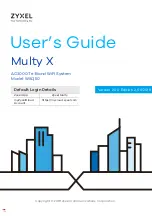 ZyXEL Communications Multy X WSQ50 User Manual preview