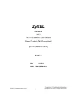 ZyXEL Communications N-611 User Manual preview