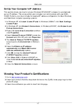 Preview for 17 page of ZyXEL Communications NBG-334SH Quick Start Manual