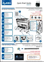 Preview for 1 page of ZyXEL Communications NBG 5715 Quick Start Manual