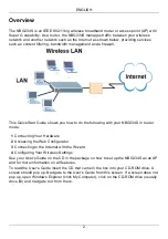 Предварительный просмотр 2 страницы ZyXEL Communications nbg334s Quick Start Manual