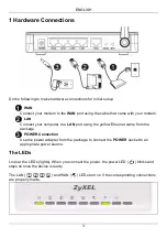 Предварительный просмотр 3 страницы ZyXEL Communications nbg334s Quick Start Manual