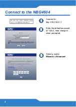 Preview for 4 page of ZyXEL Communications NBG4604 Quick Start Manual