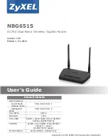 ZyXEL Communications NBG6515 User Manual preview