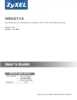 Предварительный просмотр 1 страницы ZyXEL Communications NBG6716 User Manual