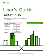 ZyXEL Communications NBG7815 User Manual preview