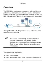 Preview for 2 page of ZyXEL Communications NPS-520 Quick Start Manual