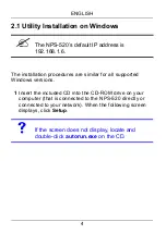 Preview for 5 page of ZyXEL Communications NPS-520 Quick Start Manual