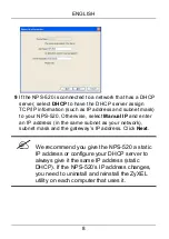 Preview for 9 page of ZyXEL Communications NPS-520 Quick Start Manual