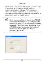 Предварительный просмотр 58 страницы ZyXEL Communications NPS-520 Quick Start Manual