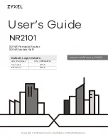 Предварительный просмотр 1 страницы ZyXEL Communications NR2101 User Manual