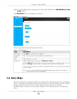 Предварительный просмотр 73 страницы ZyXEL Communications NR2101 User Manual