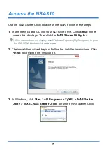Preview for 7 page of ZyXEL Communications NSA310 Quick Start Manual