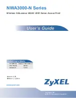 ZyXEL Communications NWA-3160 User Manual preview