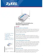 Preview for 1 page of ZyXEL Communications NWA-3500 Specifications