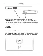 Предварительный просмотр 3 страницы ZyXEL Communications NWA-8500 Quick Start Manual