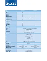 Preview for 3 page of ZyXEL Communications NWA3560-N Specifications