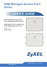 Предварительный просмотр 1 страницы ZyXEL Communications NWA5160N User Manual