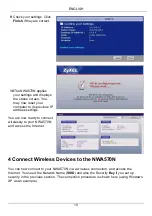 Предварительный просмотр 10 страницы ZyXEL Communications NWA570N Quick Start Manual