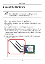 Preview for 6 page of ZyXEL Communications NWD-370N Installation Manual