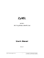 Preview for 1 page of ZyXEL Communications NWD670 User Manual