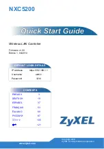 ZyXEL Communications NXC5200 Quick Start Manual preview