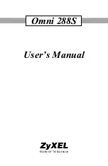 Preview for 1 page of ZyXEL Communications Omni 288S User Manual