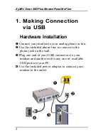 Предварительный просмотр 2 страницы ZyXEL Communications OMNI 56K Plus Read Me First