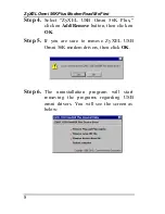 Предварительный просмотр 8 страницы ZyXEL Communications OMNI 56K Plus Read Me First