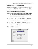 Предварительный просмотр 13 страницы ZyXEL Communications OMNI 56K Plus Read Me First