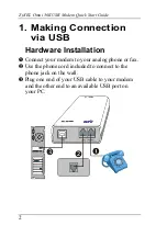 Предварительный просмотр 2 страницы ZyXEL Communications Omni 56K Quick Start Manual