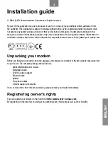 Preview for 3 page of ZyXEL Communications Omni ADSL LAN Installation Manual