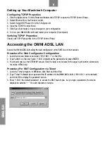 Preview for 8 page of ZyXEL Communications Omni ADSL LAN Installation Manual