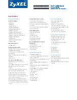 Preview for 2 page of ZyXEL Communications ONU-6040B-22 Specifications