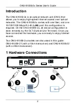 Preview for 2 page of ZyXEL Communications ONU-6100B-21 User Manual