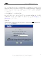 Preview for 7 page of ZyXEL Communications P-2302HWDL-P1 Support Notes
