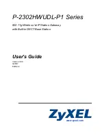 ZyXEL Communications P-2302HWUD-P1 User Manual preview