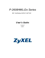 Предварительный просмотр 1 страницы ZyXEL Communications P-2608HWL-D1 User Manual