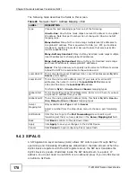 Предварительный просмотр 178 страницы ZyXEL Communications P-2612HW-F1 - User Manual