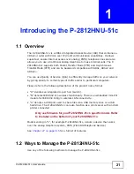 Preview for 21 page of ZyXEL Communications P-2812HNU-51c User Manual