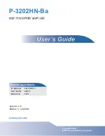 Preview for 1 page of ZyXEL Communications P-3202HN-Ba User Manual