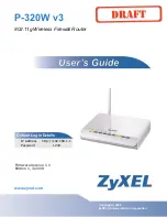 Preview for 1 page of ZyXEL Communications P-320W v3 User Manual