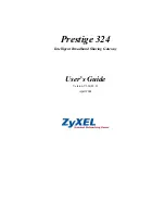 Preview for 1 page of ZyXEL Communications P-324 User Manual