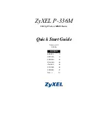 Preview for 1 page of ZyXEL Communications P-336M Quick Start Manual
