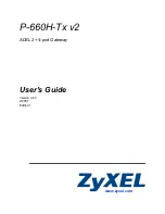 Предварительный просмотр 1 страницы ZyXEL Communications P-660H-T1 v2 User Manual